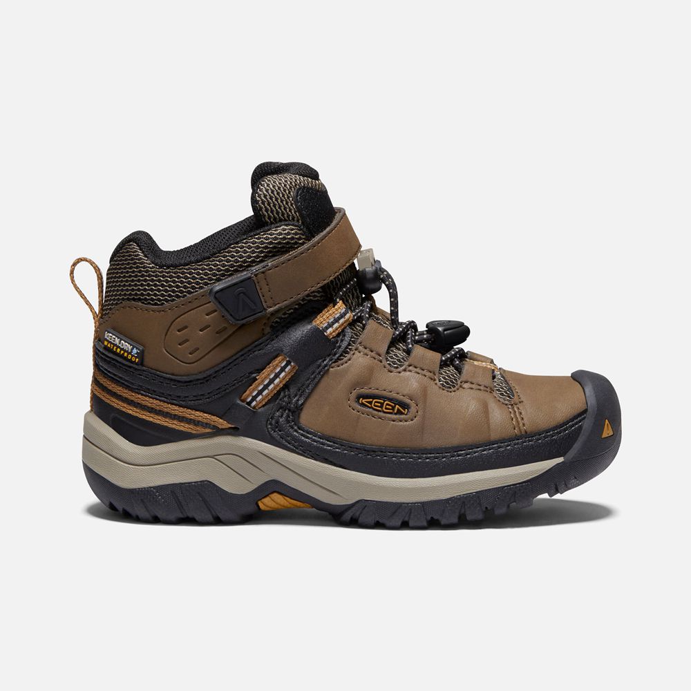 Keen Laarzen Kinderen Bruin/Zwart - Targhee Waterproof - 61704-ELWT